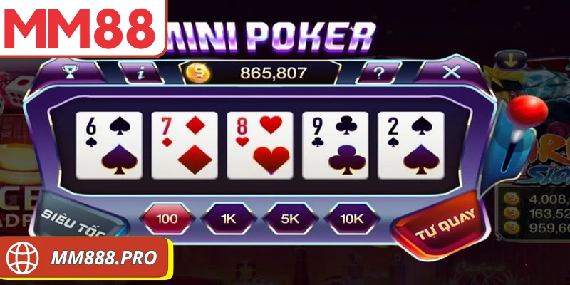 nổ hũ mini poker